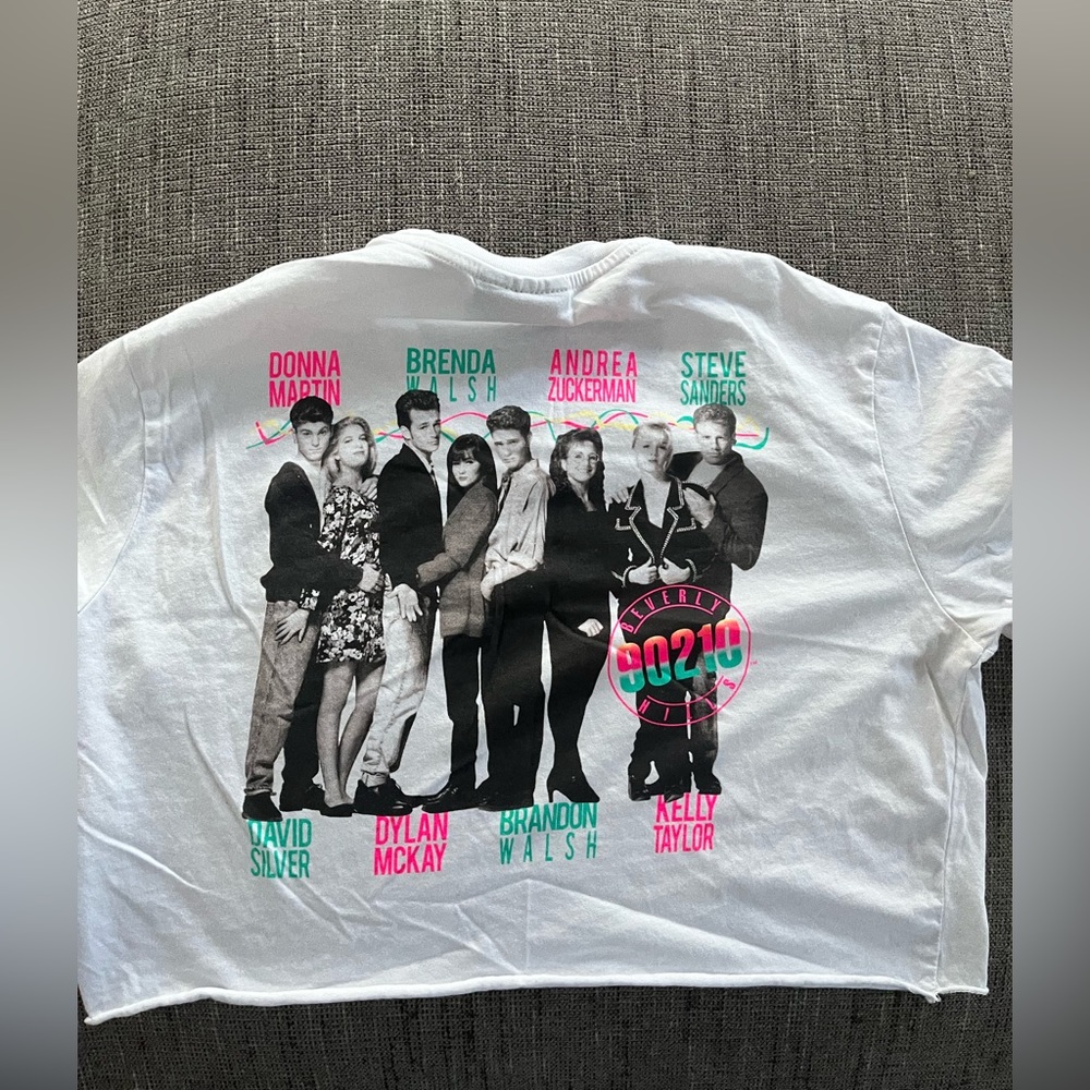 Official 90210 Cropped tshirt RARE
